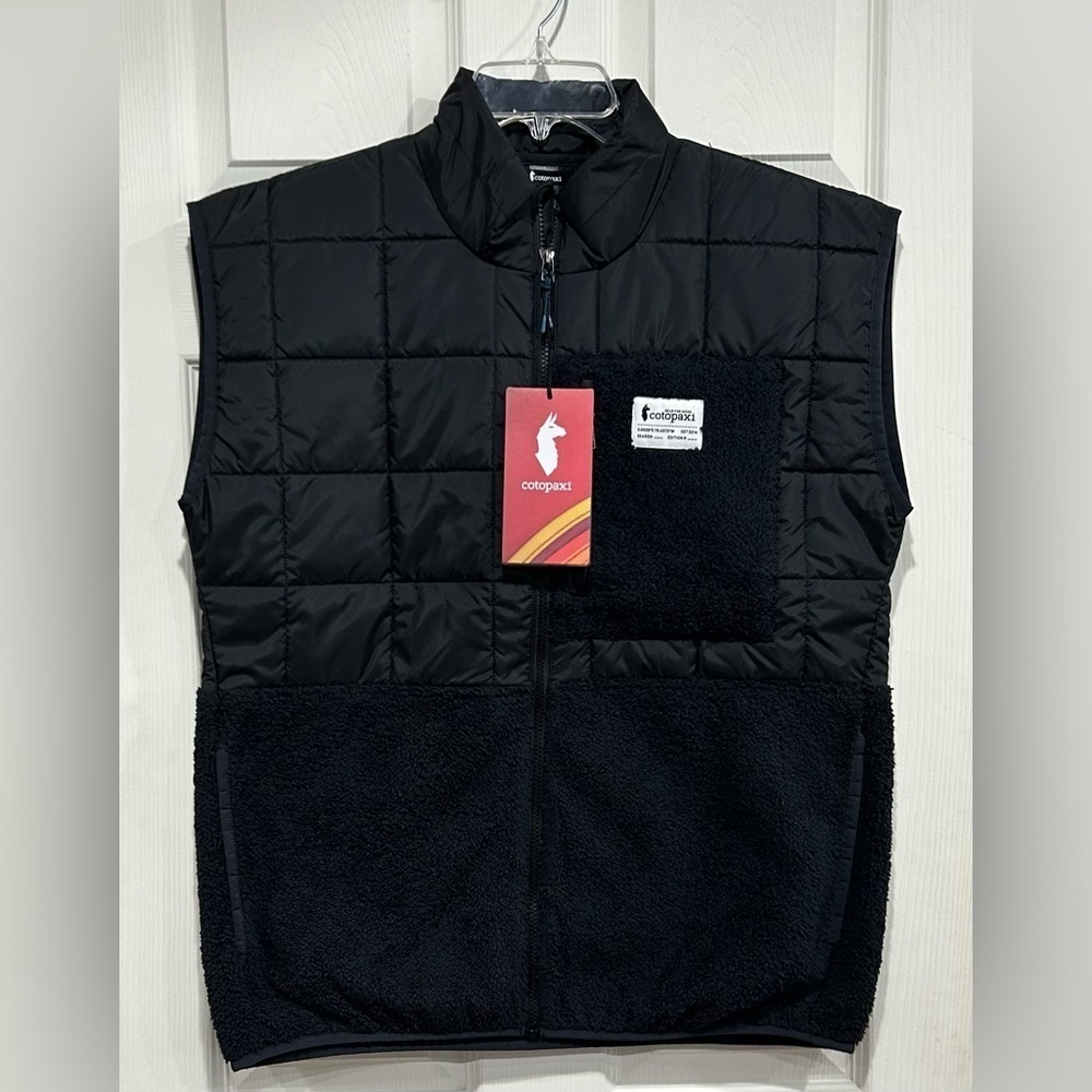 Cotopaxi Men's Large Trico Hybrid Vest Black NWT Insulated Synthetic Quilted